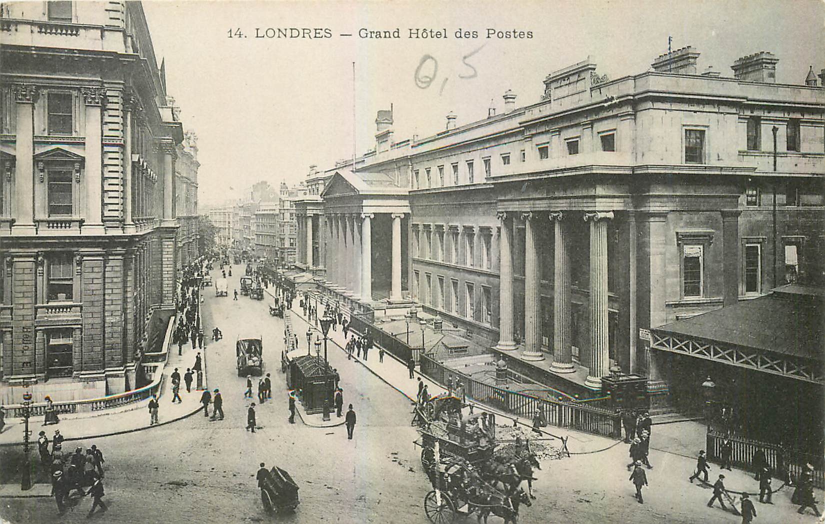 Londres — Grand Hôtel des Postes — CPA n°14