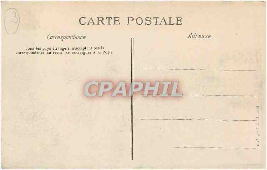 Londres — Grand Hôtel des Postes — CPA n°14 — Achterkant