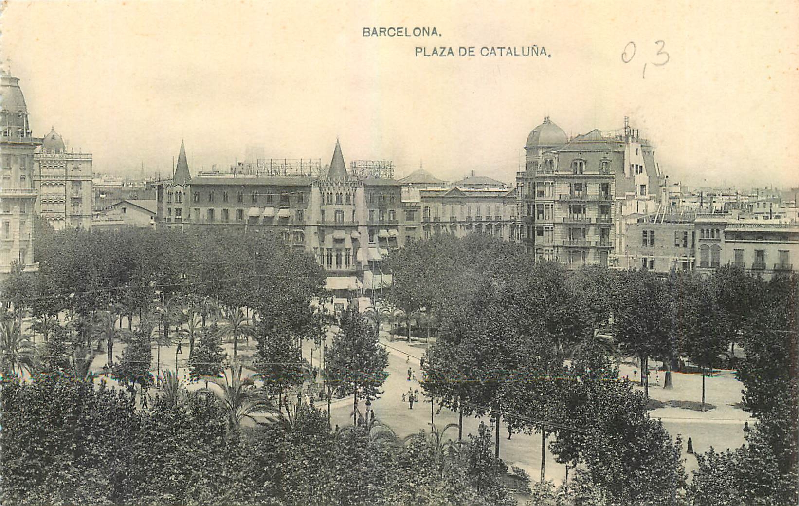 CPA Barcelona Plaza de Cataluna 