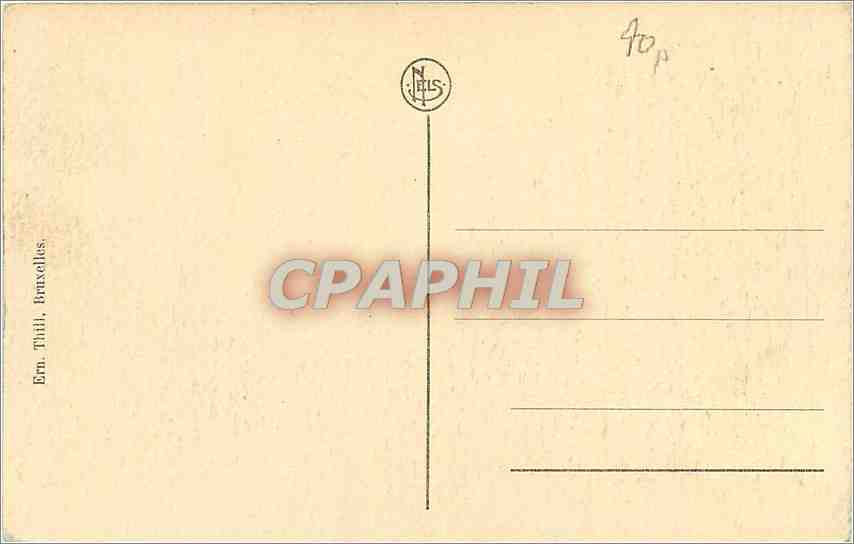 CPA Mons La Grand Rue  — Back