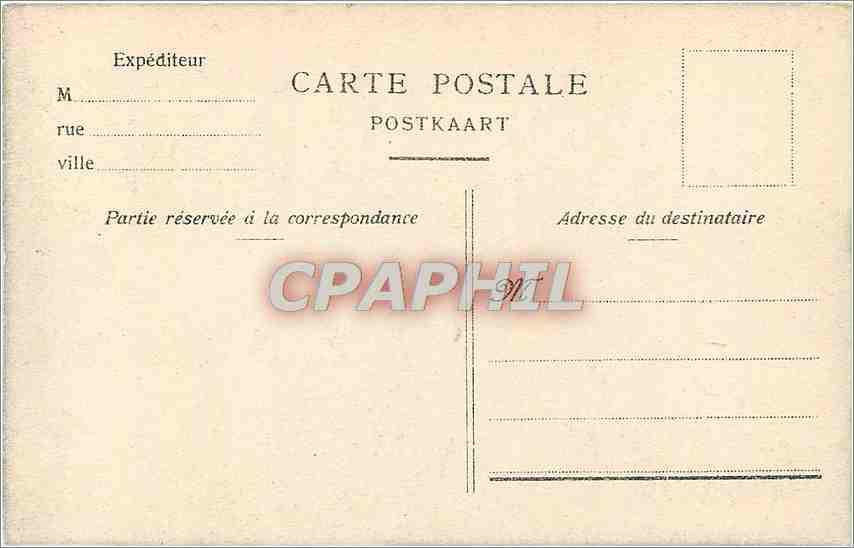 CPA Anvers Marche au Betail Eglise Saint Paul  — Rückseite