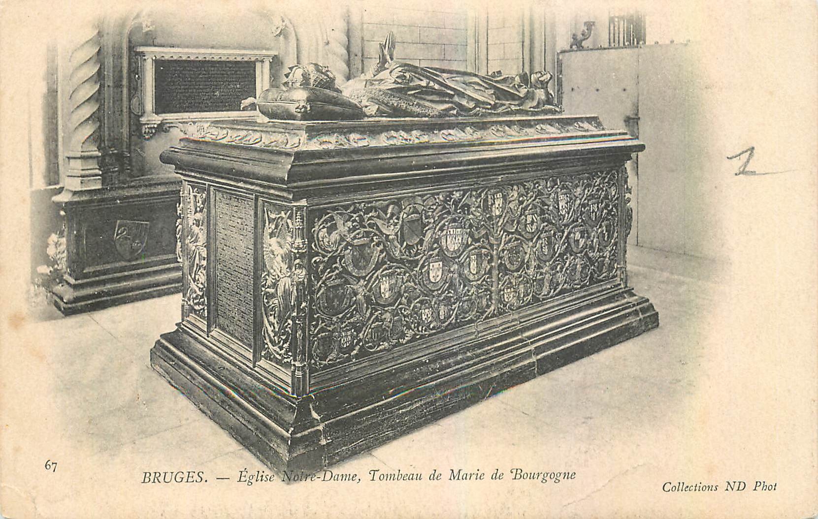 CPA Bruges Eglise Notre Dame Tombeau de Marie de Bourgogne 