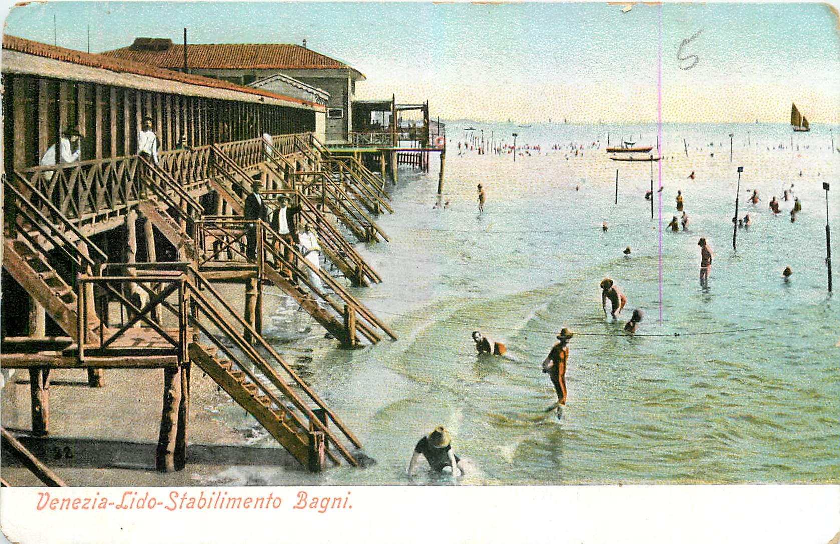 CPA Venezia Kudi Stabilimento Bagni 