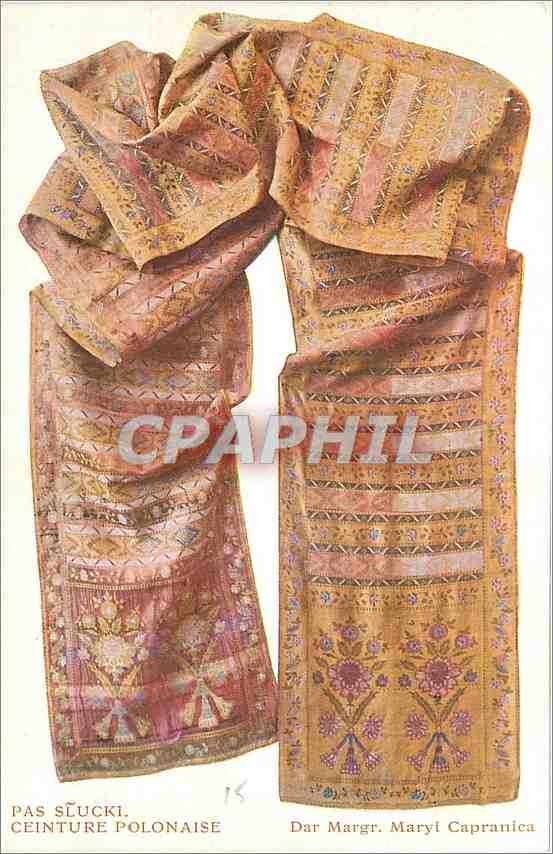 CPA Pas Slucki Ceinture Polonaise 