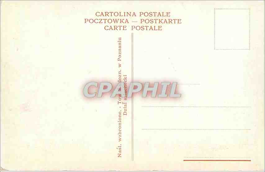 CPA Pas Slucki Ceinture Polonaise  — Rückseite