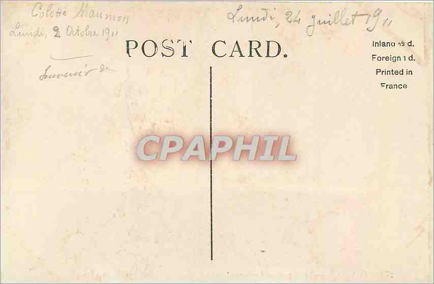 LONDRES — Les Chambres du Parlement — LL, n° 278 — Verso