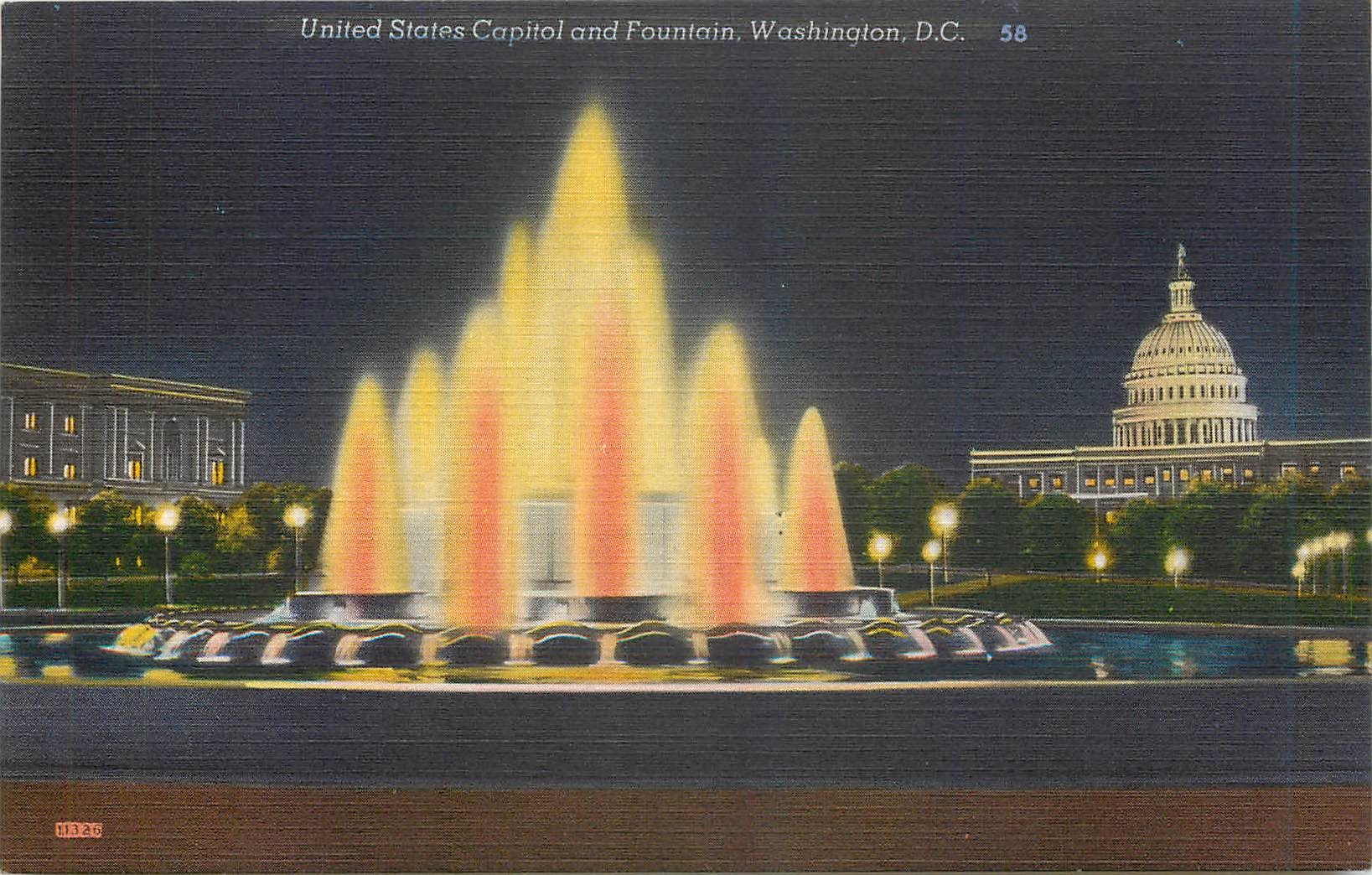 CPA United States Capitol and Fountain Washington DC 
