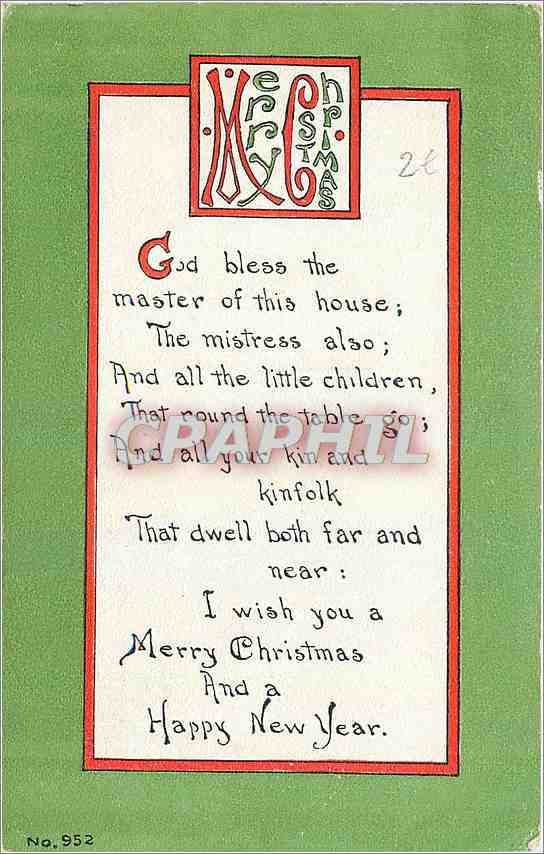 CPA I wish you a Merry Christmas and a Happy New Year 