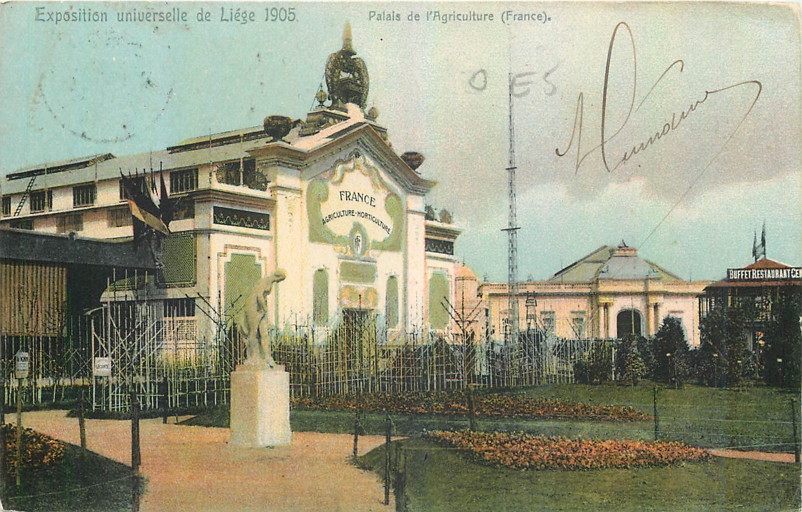 CPA Exposition universelle de Liege Palais de l'Agriculture 