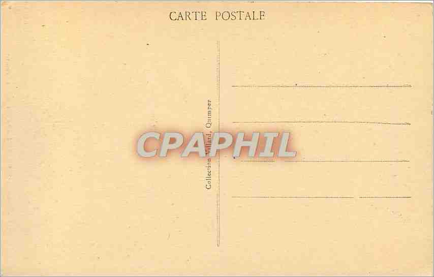 CPA Pointe de Penmarch Le Calvaire de Tronzeo  — Rückseite