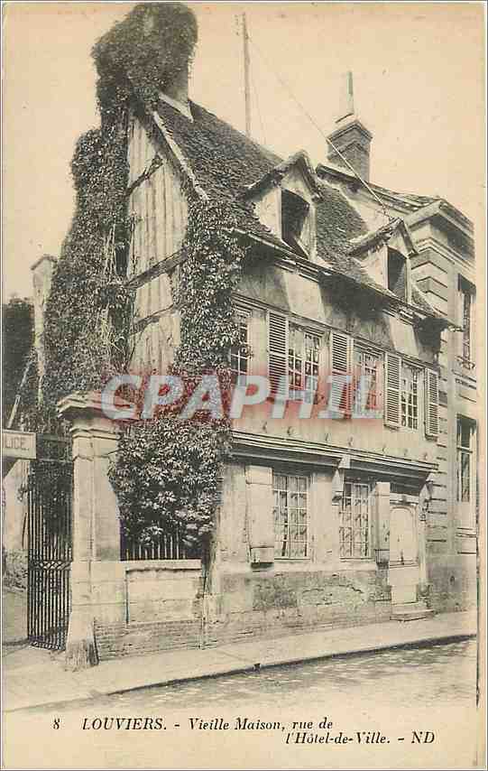 Louvières - Vieille Maison, rue de l'Hôtel-de-Ville - ND