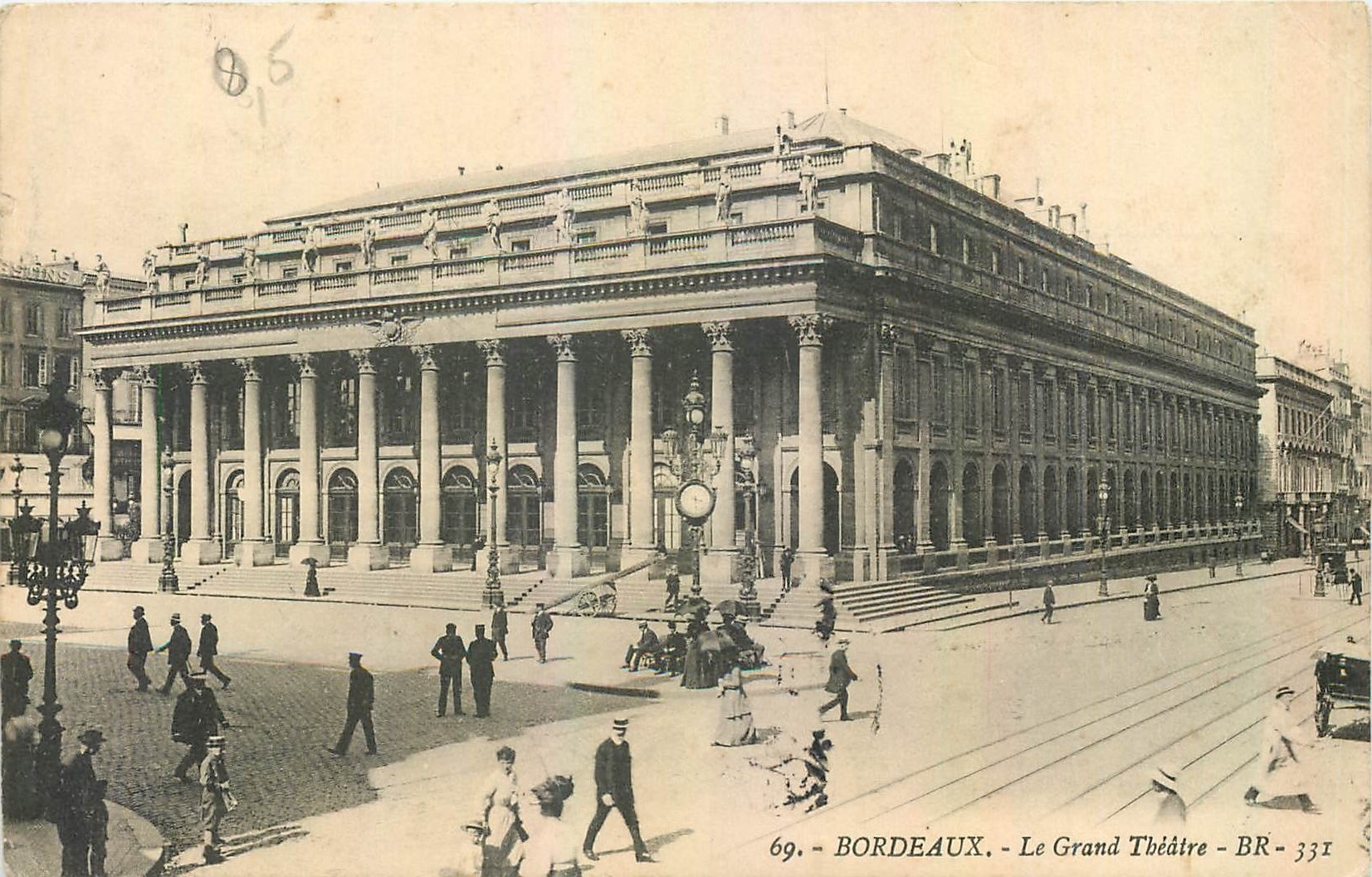 CPA Bordeaux Le Grand Theatre 