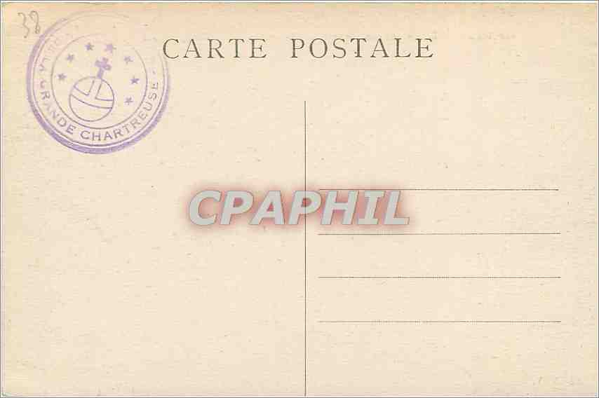 CPA Dauphine Le couvent de la Grande Chartreuse Vue generale  — Rückseite