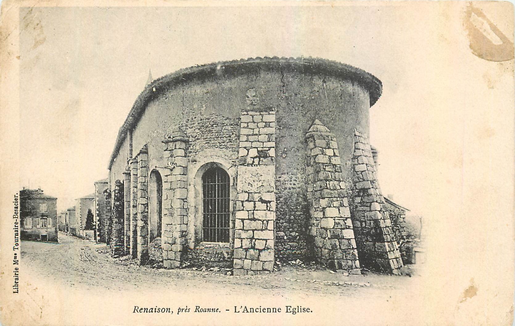 CPA Renaison pres Roanne L'Ancienne Eglise 