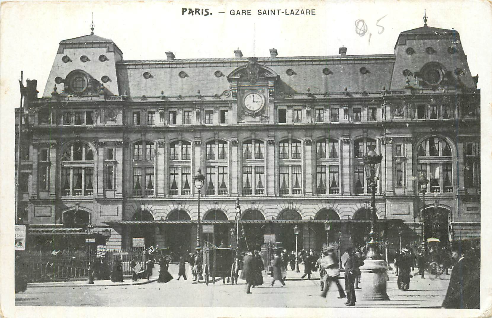 CPA Paris Gare Saint Lazare 
