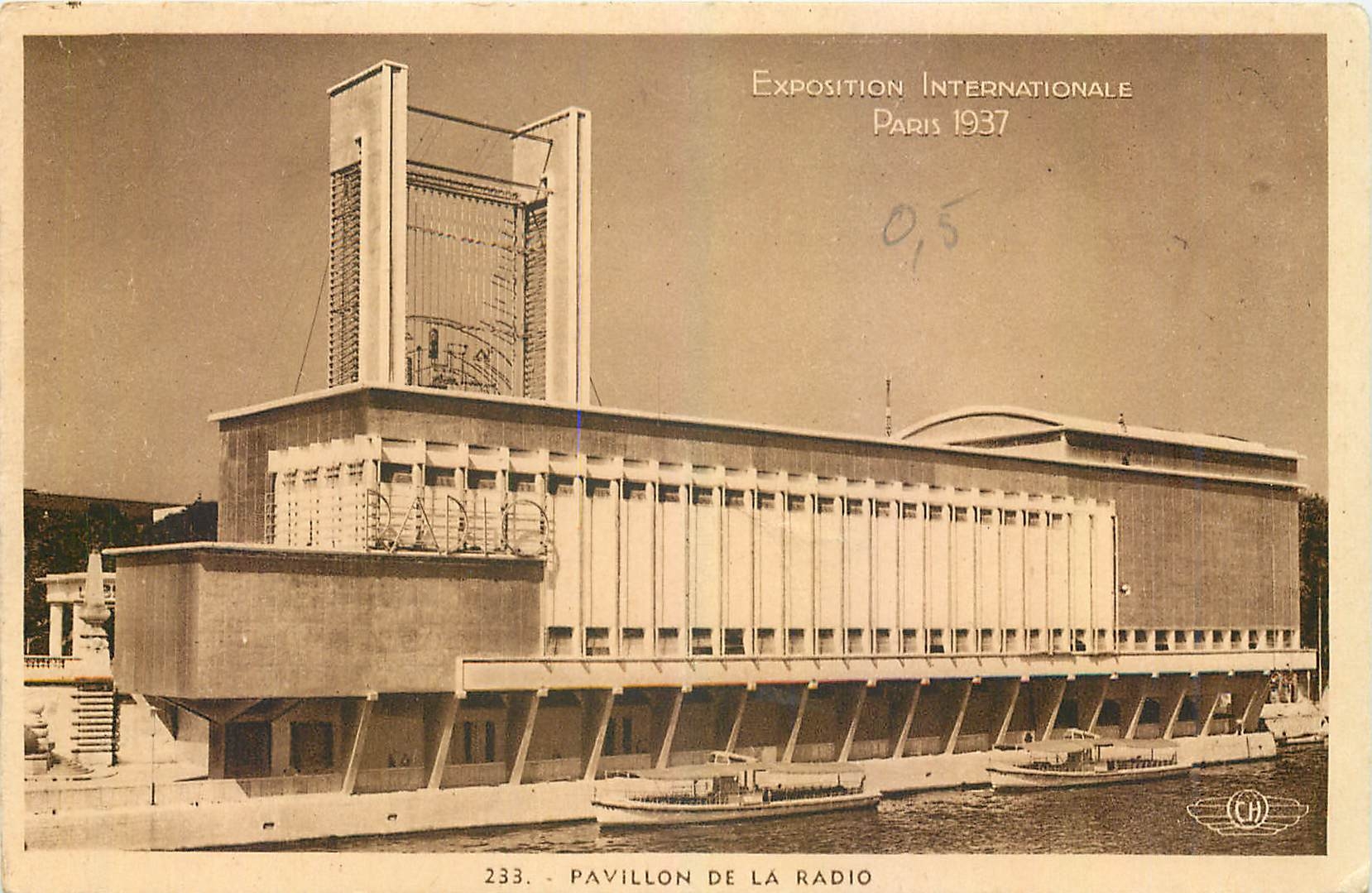 CPA Exposition Internationale Paris Pavillon de la Radio 