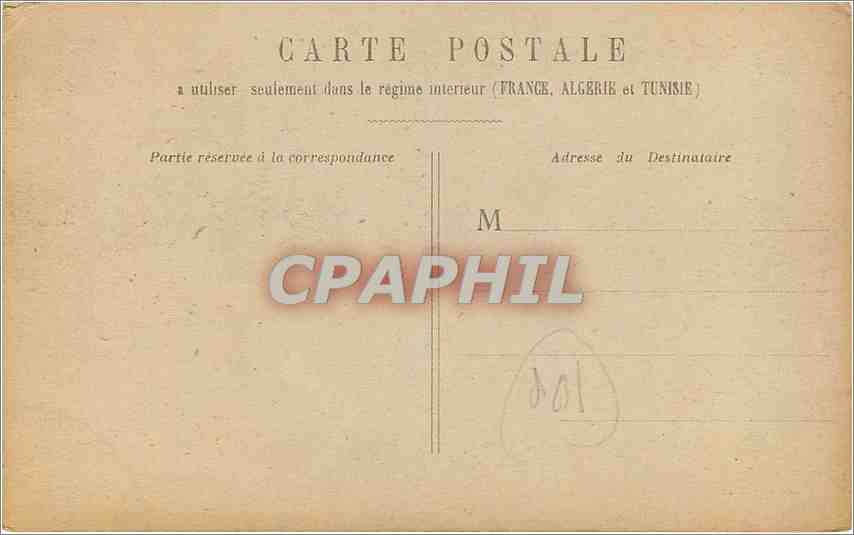 CPA Paris Gare de Lyon  — Rückseite