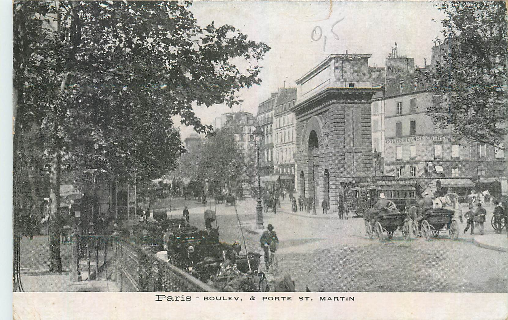CPA Paris Boulev Porte St Martin 