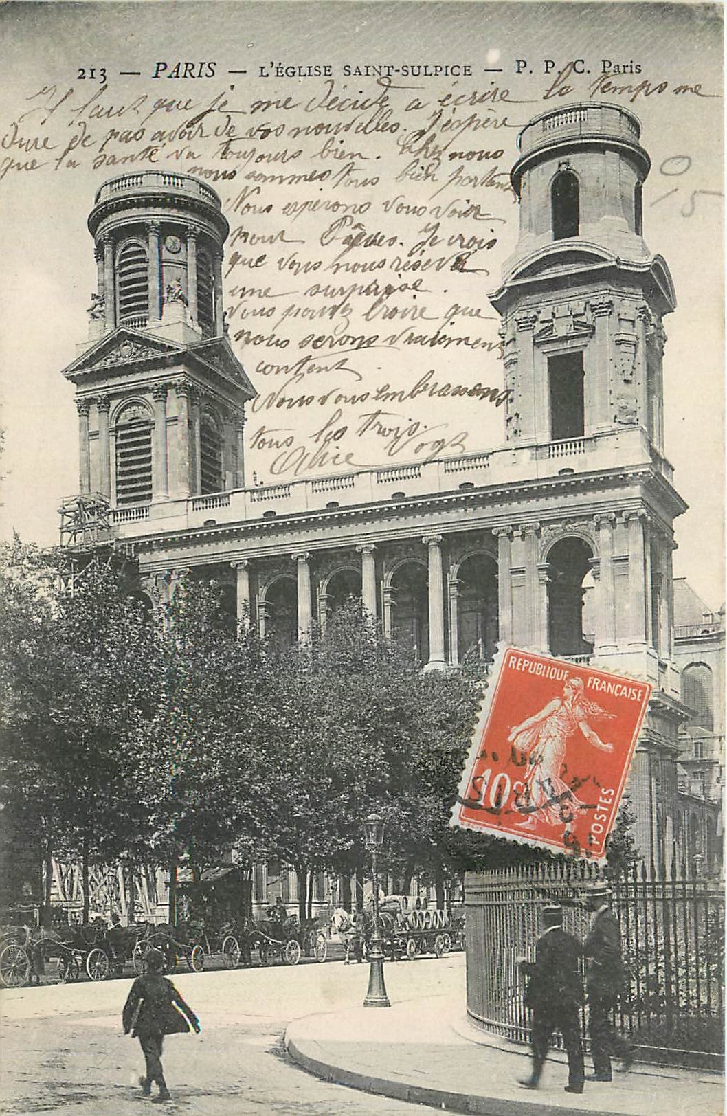 CPA Paris L'Eglise Saint Sulpice 
