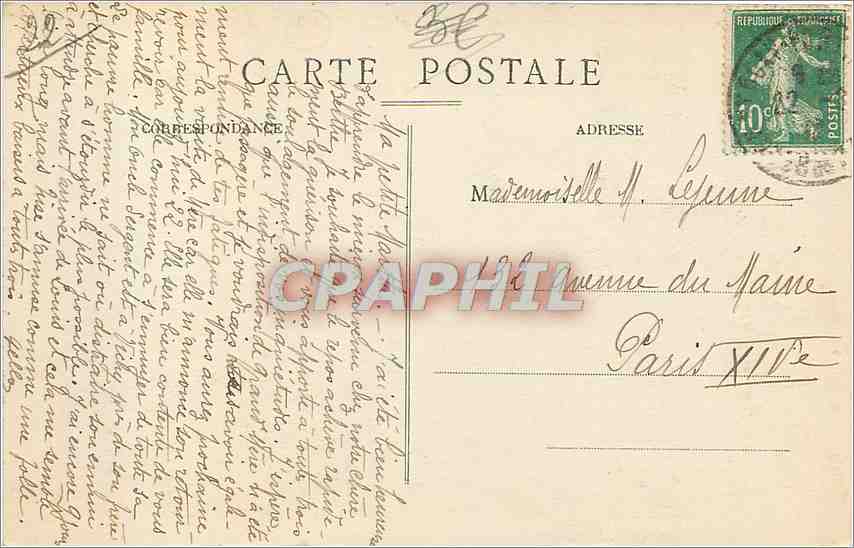CPA Plouha C du N Le Palus Le Village  — Rückseite