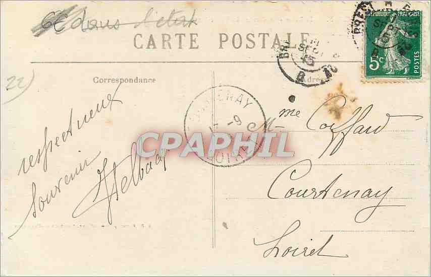 PLOUHA (C.-du-N.) — Le Palus - Le Corzic - La Vallée Verte — J. Li Bacat, photo-éditeur, Saint-Quay-Portrieux — Rückseite