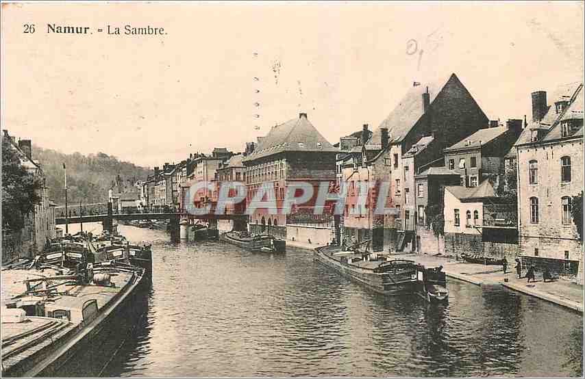 CPA Namur La Sambre Bateaux