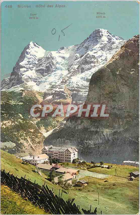 CPA Murren Hotel des Alpes 