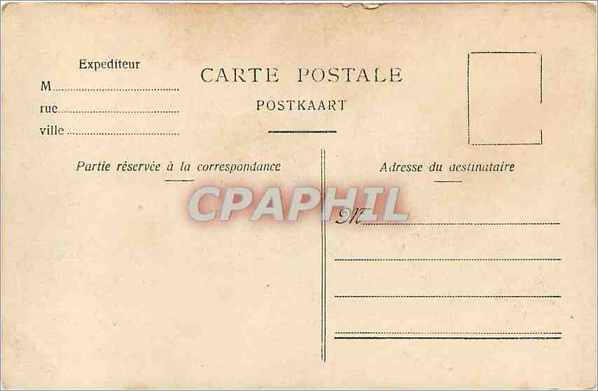 CPA Bruxelles Entree du Bois de la Cambre  — Rückseite