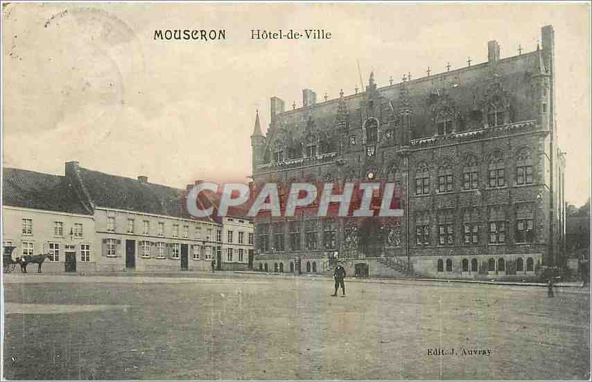 CPA Mouseron Hotel de Ville 