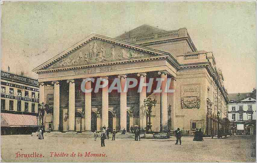 CPA Bruxelles Theatre de la Monnaie 