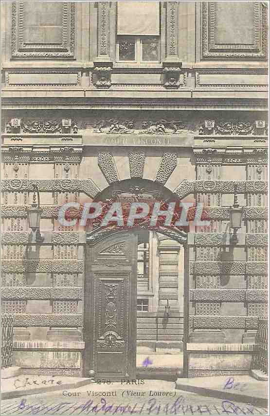 CPA Paris Cour Visconti Vieux Louvre 