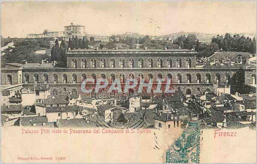 CPA Palazzo Pitti visto in Panorama dal Campanile di S Spirito 