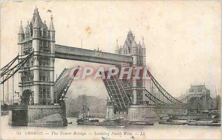 CPA London The Tower Bridge Looking North West 