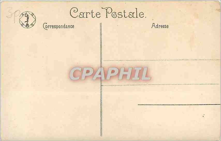 Anvers — Vue de la rade, le départ d'un steamer pour le Congo-Belge — éditeur C.P. 190 — Verso