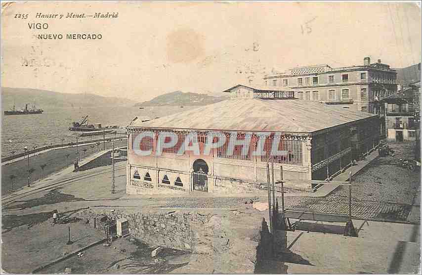 CPA Hauseur y Menet Madrid Vigo Nuevo Mercado 