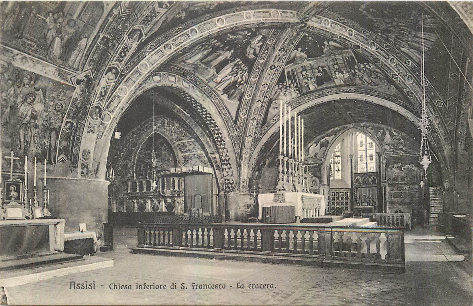 CPA Assisi Chiesa inferiore di S Francesco La cracera 