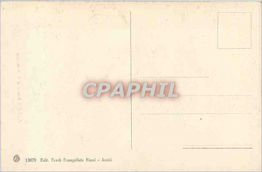 CPA Assisi Tomba di S Francesco  — Rückseite