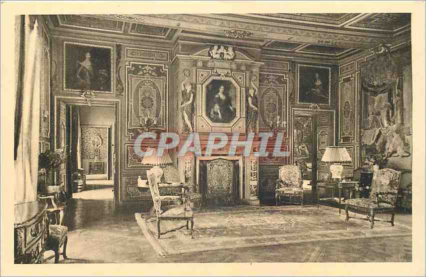 CPA Cheverny Loir et Cher Grand Salon 
