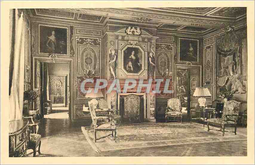 CPA Cheverny Loir et Cher Grand Salon 