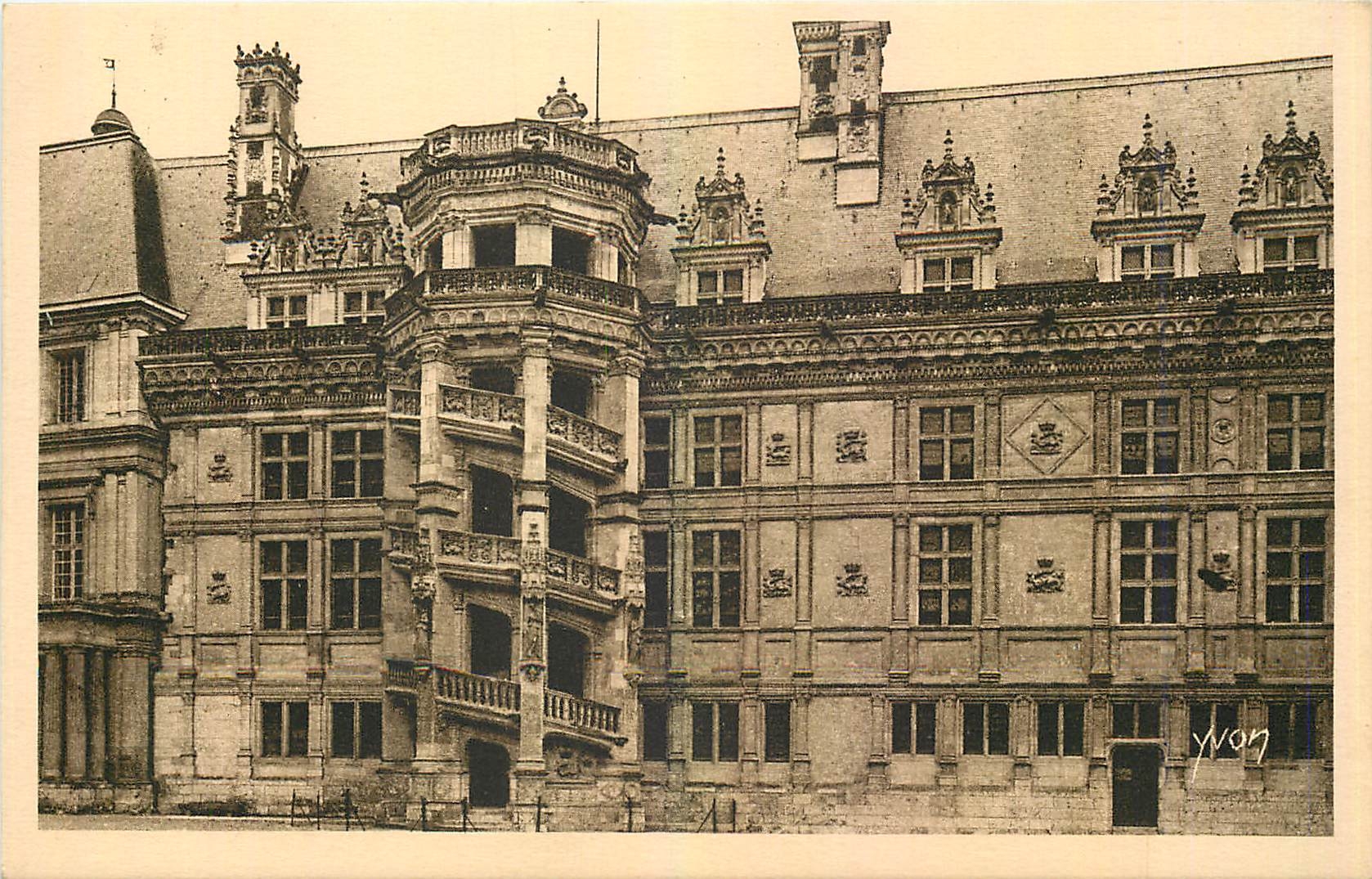 CPA Chateau de Blois Escalier Francois 1er 