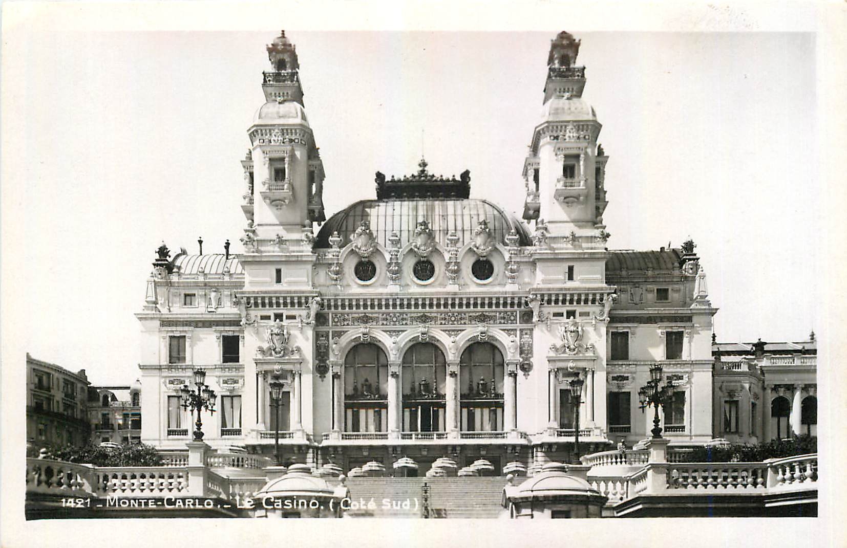 CPA Monte Carlo Le Casino Cote Sud 
