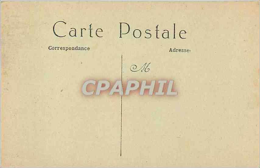 CPA Paris Eglise Notre Dame Chimere  — Verso