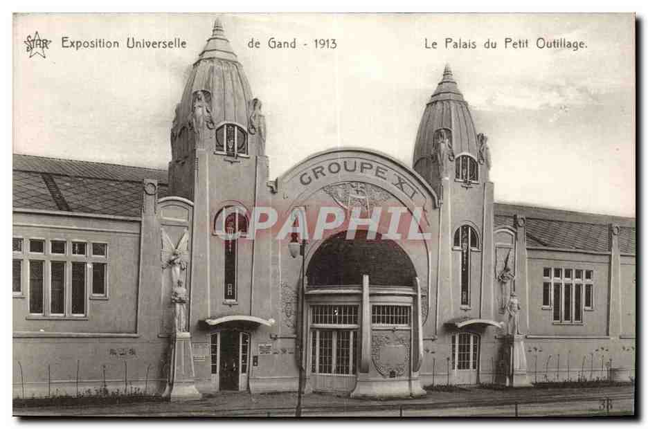 Exposition Universelle de Gand-Ghent-Begique-Belgium-1913- Le Palais de Petit Outillage- CPA