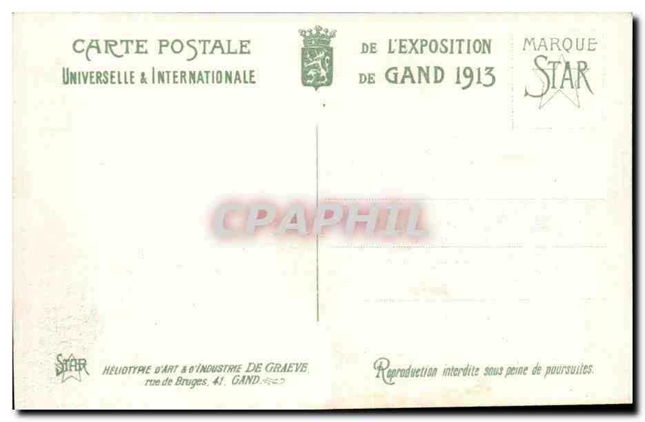 Village Sénégalais — Exposition Universelle de Gand 1913 — éditeur STAR, n° 28 — Reverso