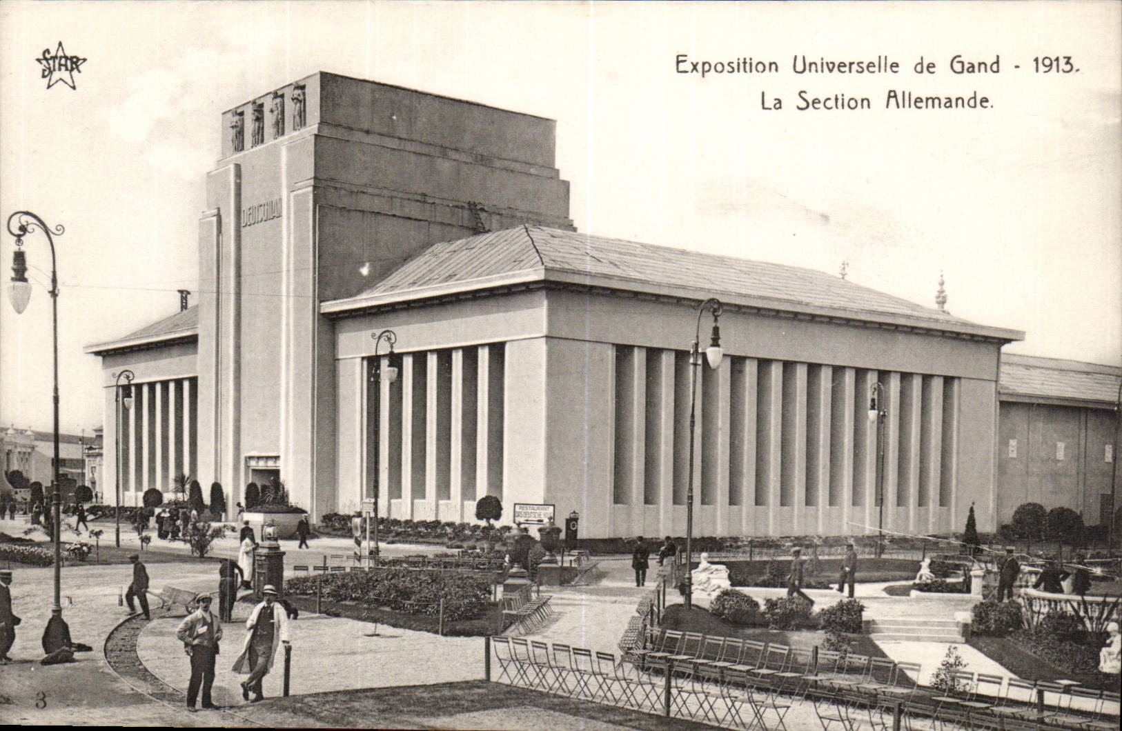 Exposición Universal de Gante - 1913. La Sección Alemana — editor STAR, n°3