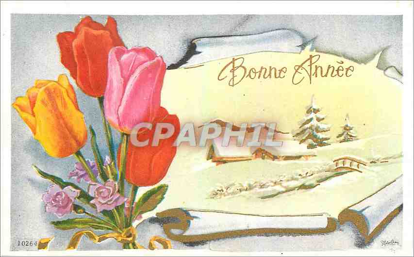 CPA Bonne Annee 