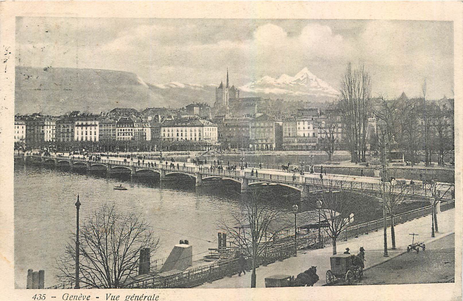 CPA Geneve Vue generale 