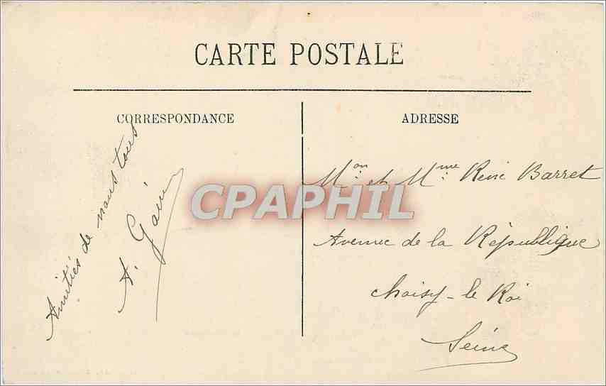 CPA Orleans Vue generale et le Pont  — Verso