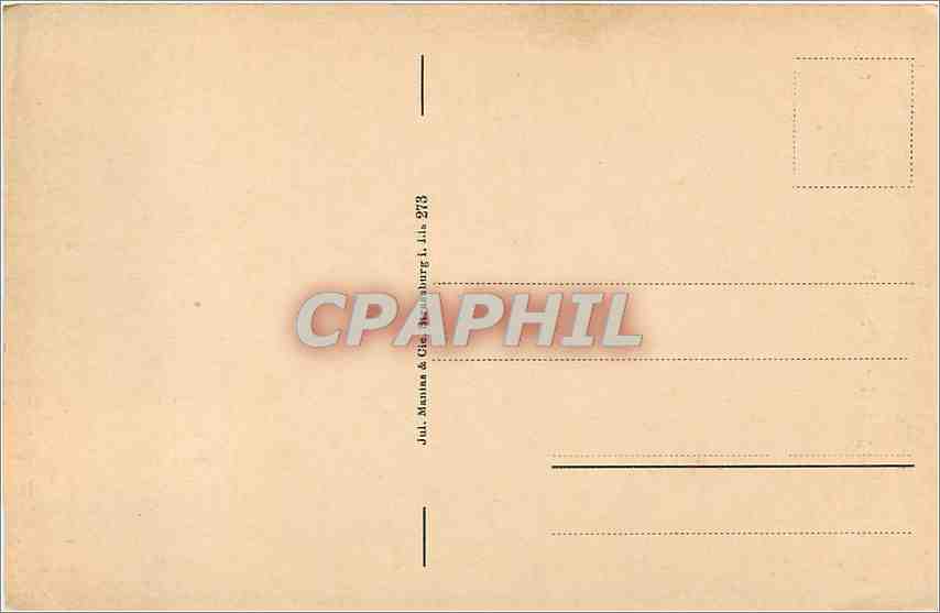 CPA Strassburg Kleine Metzig Petites Boucheries Tramway — Rückseite