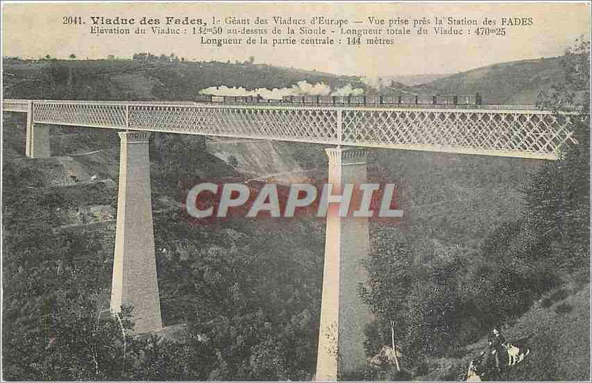 Viaduc des Fades — Géant des Viaducs d'Europe — A. Miridi, phot. Addis, St-Cyr-sur-Loire (P.-de-B.)